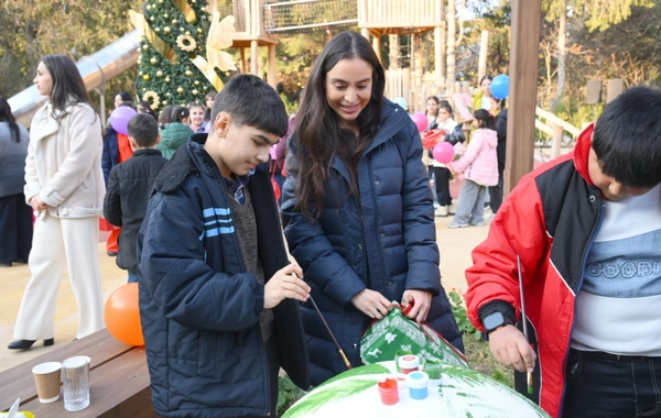 Leyla Əliyeva Mərkəzi Nəbatat bağında uşaqlar üçün təşkil olunan tədbirdə iştirak edib