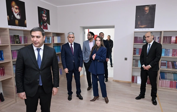 Лейла Алиева и Алена Алиева побывали в центре STEAM и полной средней школе номер 37 в Гяндже