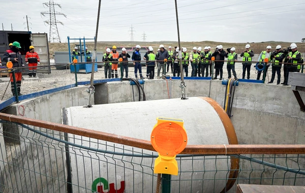 Müşfiqabad hövzəsində kanalizasiya kollektorları vətullantı sutəmizləyici qurğu tikilir