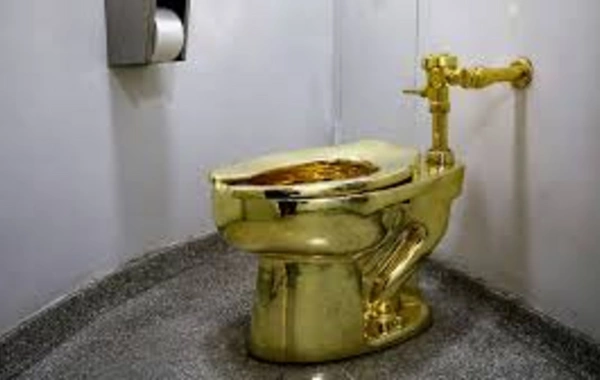 American billionaire puts unique gold toilet up for auction