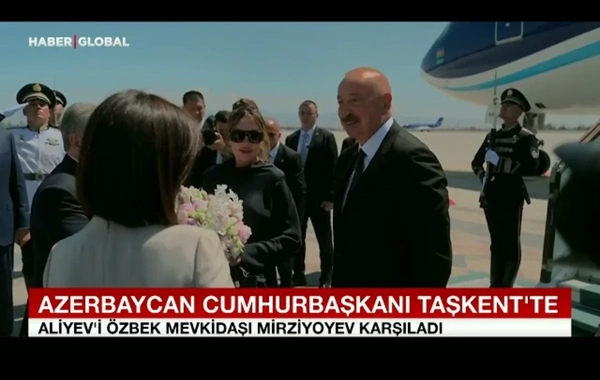 Haber Global İlham Əliyevin Özbəkistan səfərindən süjet təqdim edib