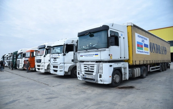 Azerbaijan sends another batch of humanitarian aid to Ukraine