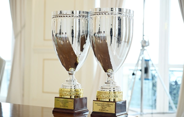 İlham Əliyev Avropa çempionatında komanda hesabında çempion olan güləşçiləri qəbul edib