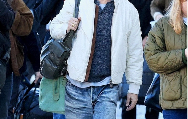 62 yaşlı Bred Pitt 33 yaşlı sevgilisi ilə görüntüləndi