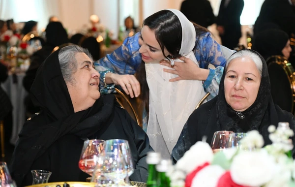 Leyla Əliyeva şəhid ailələri ilə birlikdə iftar süfrəsində iştirak edib