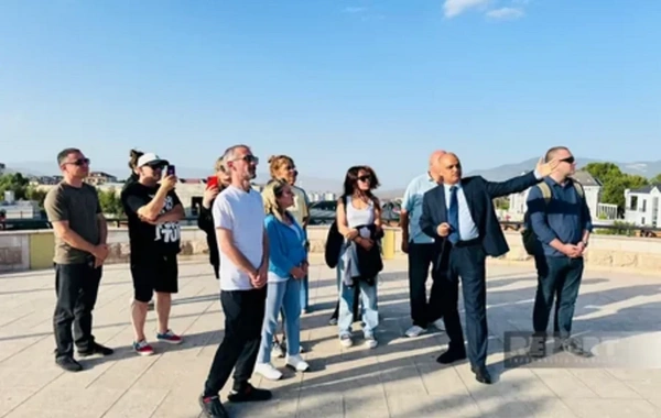 Gürcüstanlı jurnalist və bloqerlər Xankəndiyə səfər ediblər