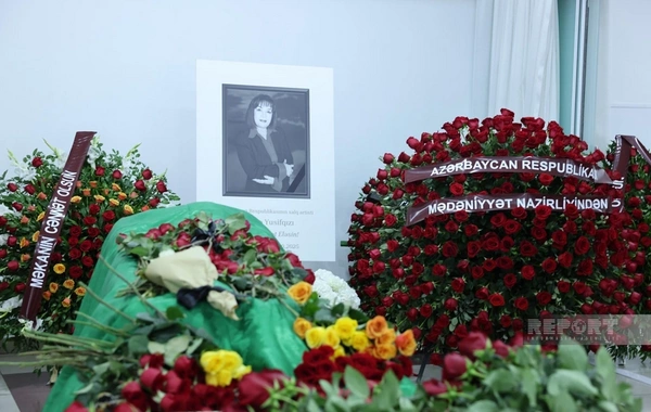 Əminə Yusifqızı ilə vida mərasimi başa çatıb