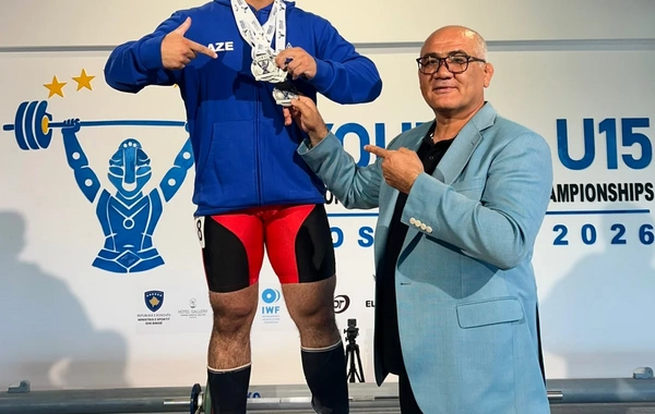 Azərbaycan ağırlıqqaldıranı Fəxrəddin Allahverdiyev Avropa birinciliyində 3 gümüş medal qazanıb