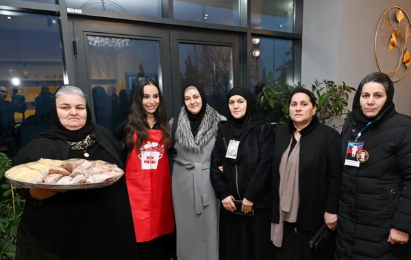 Leyla Əliyeva Qubada iftar məclisində iştirak edib