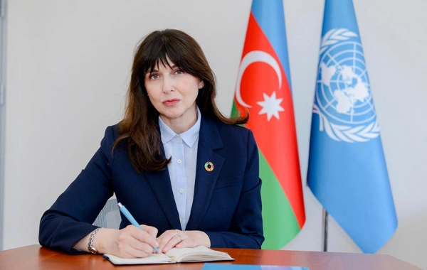 Владанка Андреева поздравила Азербайджан с Днем государственного флага