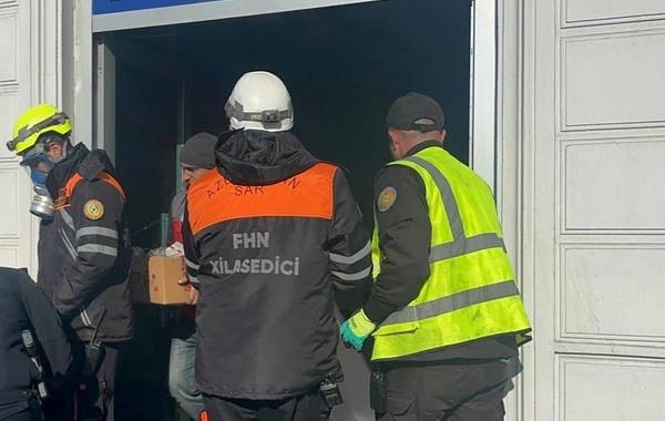 Dərnəgüldə obyektdəki yanğın söndürüldü