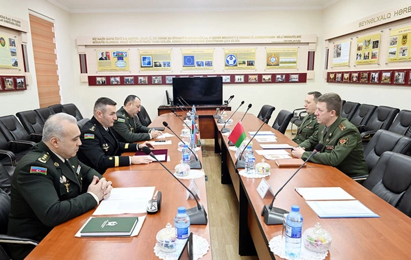 Bakıda Azərbaycan və Belarus hərbi mütəxəssisləri görüşüblər
