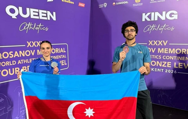 İlahə Quliyeva və Cabir Əliyev Qazaxıstanda keçirilən Memorialda medal qazanıblar