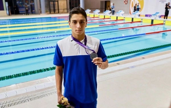 III MDB Oyunlar: Azərbaycanın daha bir üzgüçüsü medal qazanıb