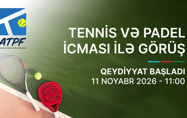 Tennis və padel icması ilə növbəti görüş keçiriləcək