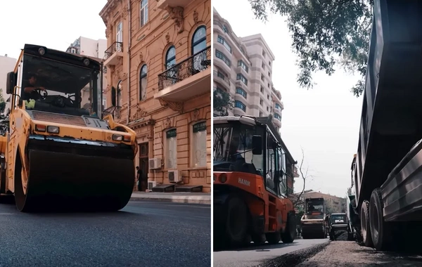 Bakının 30 yol sahəsində təmir işləri yekunlaşdırılıb