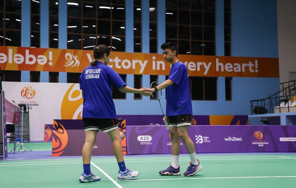 III MDB Oyunları: Azərbaycanın badminton komandası bürünc medal qazanıb