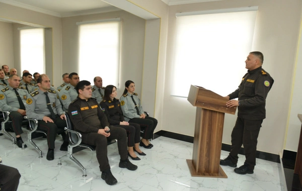 FHN cəzaçəkmə müəsisəsində təlim keçirdi