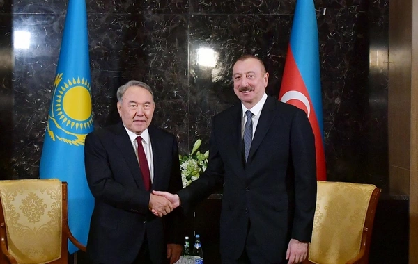 Nursultan Nazarbayev Azərbaycan Prezidentini təbrik edib