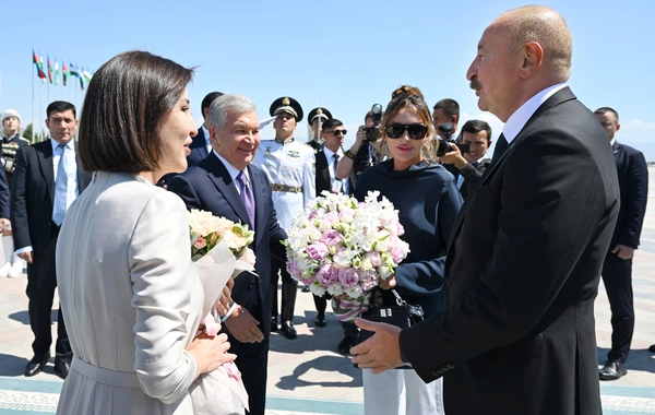 İlham Əliyev Özbəkistanda dövlət səfərindədir