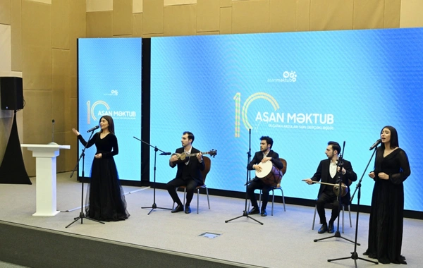 Leyla Əliyeva "ASAN Məktub" sosial proqramının 10 illiyinə həsr olunan tədbirdə iştirak edib