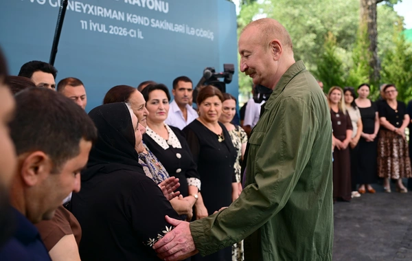 Prezident İlham Əliyev Xocavənd rayonunun Quzeyxırman kəndində olub