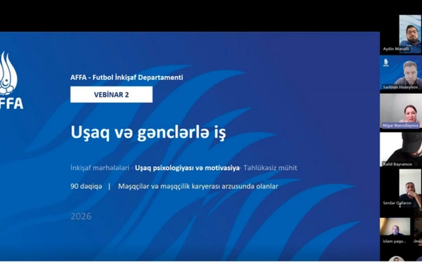 AFFA uşaq psixologiyası və motivasiya mövzusunda onlayn seminar təşkil edib