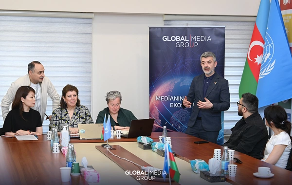 Global Media Group BMT-nin Qlobal Sazişi ilə birgə "Dayanıqlı yaşayış mühitinin dili" mövzusunda media sessiyası təşkil edib