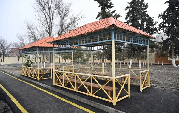 Ucarda Heydər Əliyev Fondunun təşəbbüsü ilə inşa olunan məktəb istifadəyə verilib