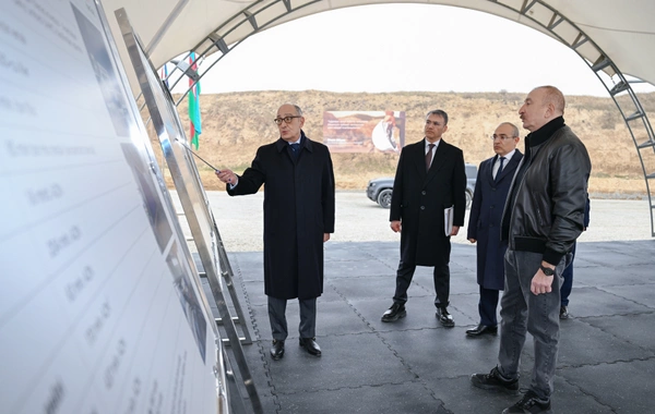 Ağdərənin Canyataq kəndində "Dəmirli" Filiz Emalı Kompleksinin fəaliyyəti ilə tanışlıq