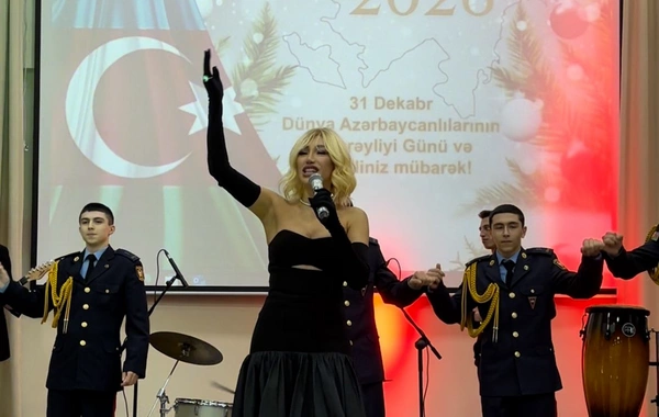 Röya Ayxanın hərbi liseydəki konsertindən görüntülər