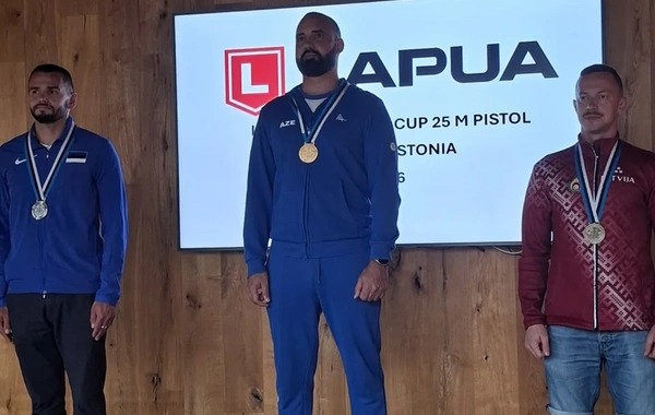 Azərbaycan atıcısı Avropa Kubokunda qızıl medal qazanıb