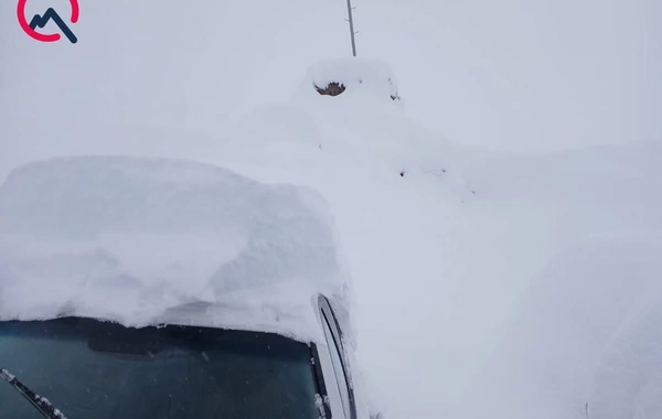 Bu ərazidə qarın hündürlüyü 80 santimetrə yüksəldi