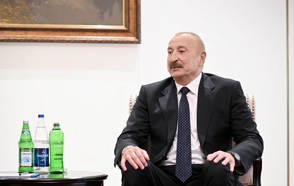 Prezident İlham Əliyevin Bişkekdə Qazaxıstan Prezidenti ilə görüşü olub