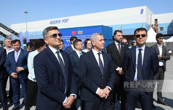 The Chinese train successfully arrived in Baku after a long journey from the Celestial Empire