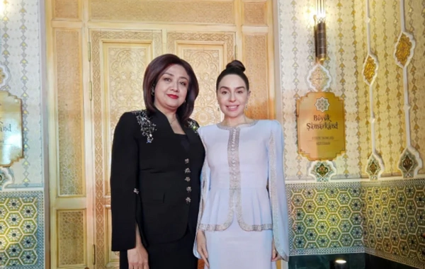Leyla Əliyeva Səmərqənddə "Əbədi şəhər" kompleksi ilə tanış olub