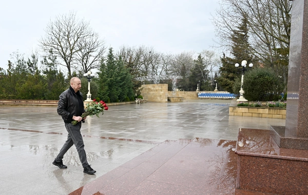 Prezident İlham Əliyev Şamaxı rayonuna səfər edib