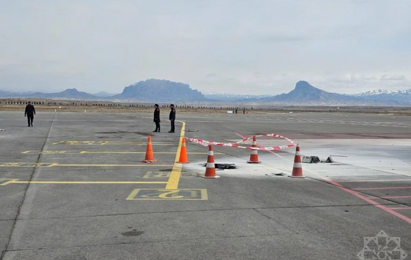 İranın dronla vurduğu Naxçıvan aeroportunun içindən GÖRÜNTÜLƏR