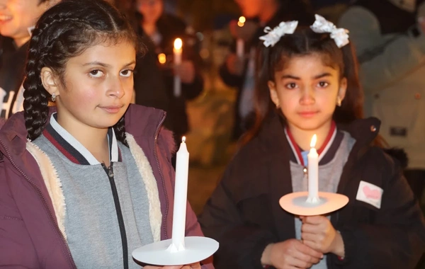 Xocalıda soyqırım qurbanlarının xatirəsinə flaşmob keçirilib