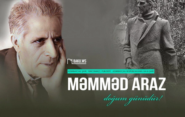 Məmməd Arazın anadan olmasından 92 il ötür
