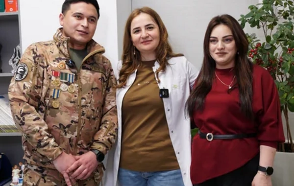 "Liv Bona Dea" Hospitalında qazi ailəsinə həyat bəxş edilib