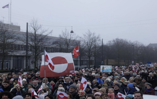 Danimarkada minlərlə insan ABŞ-nin Qrenlandiya siyasətinə qarşı aksiya keçirib