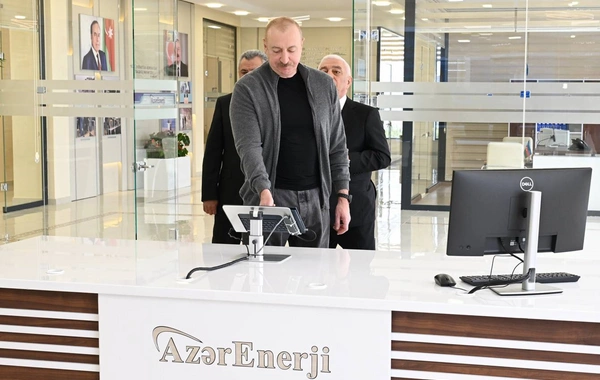 Prezident İlham Əliyev Abşeron Batareya Enerji Saxlanc Mərkəzinin açılışında iştirak edib