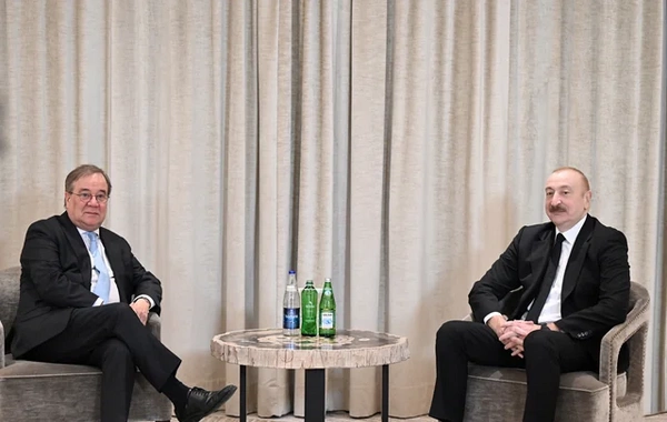 İlham Əliyev Münhendə Bundestaqın xarici siyasət komitəsinin sədri ilə görüşüb