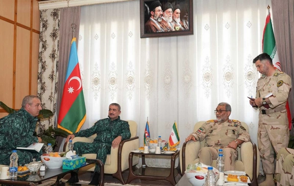 DSX rəisi iranlı generalla müzakirələr apardı