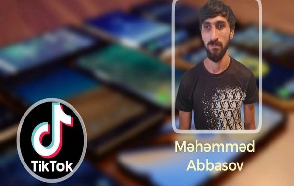"TikTok"da ucuz telefon satışı adı altında dələduzluq edən şəxs saxlanılıb