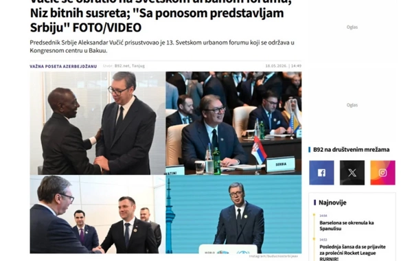 Bakıda keçirilən WUF13 dünya mediasının diqqət mərkəzindədir
