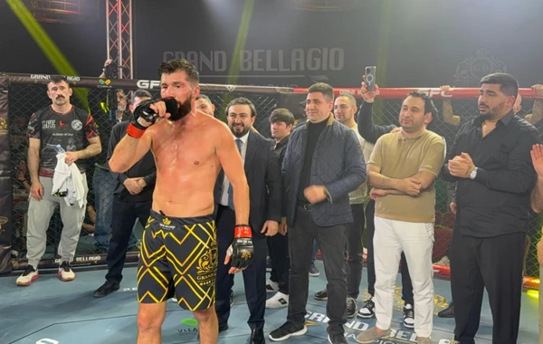 Alim Nəbiyev MMA üzrə ardıcıl olaraq üçüncü qələbəsini qazandı - VİDEO