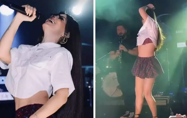 Qısa ətəyi ilə gündəm olan Simge: Sevgililərimin çoxu İzmirdən idi