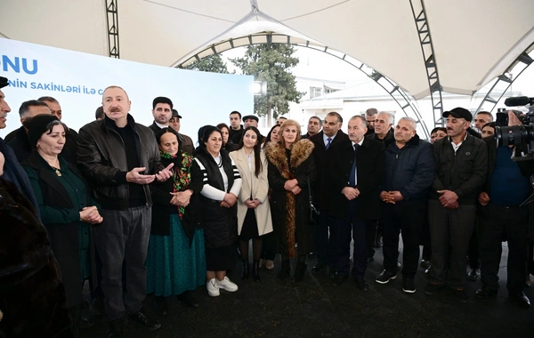 İlham Əliyev: Ağdərənin gələcək inkişafı çox parlaq olacaq